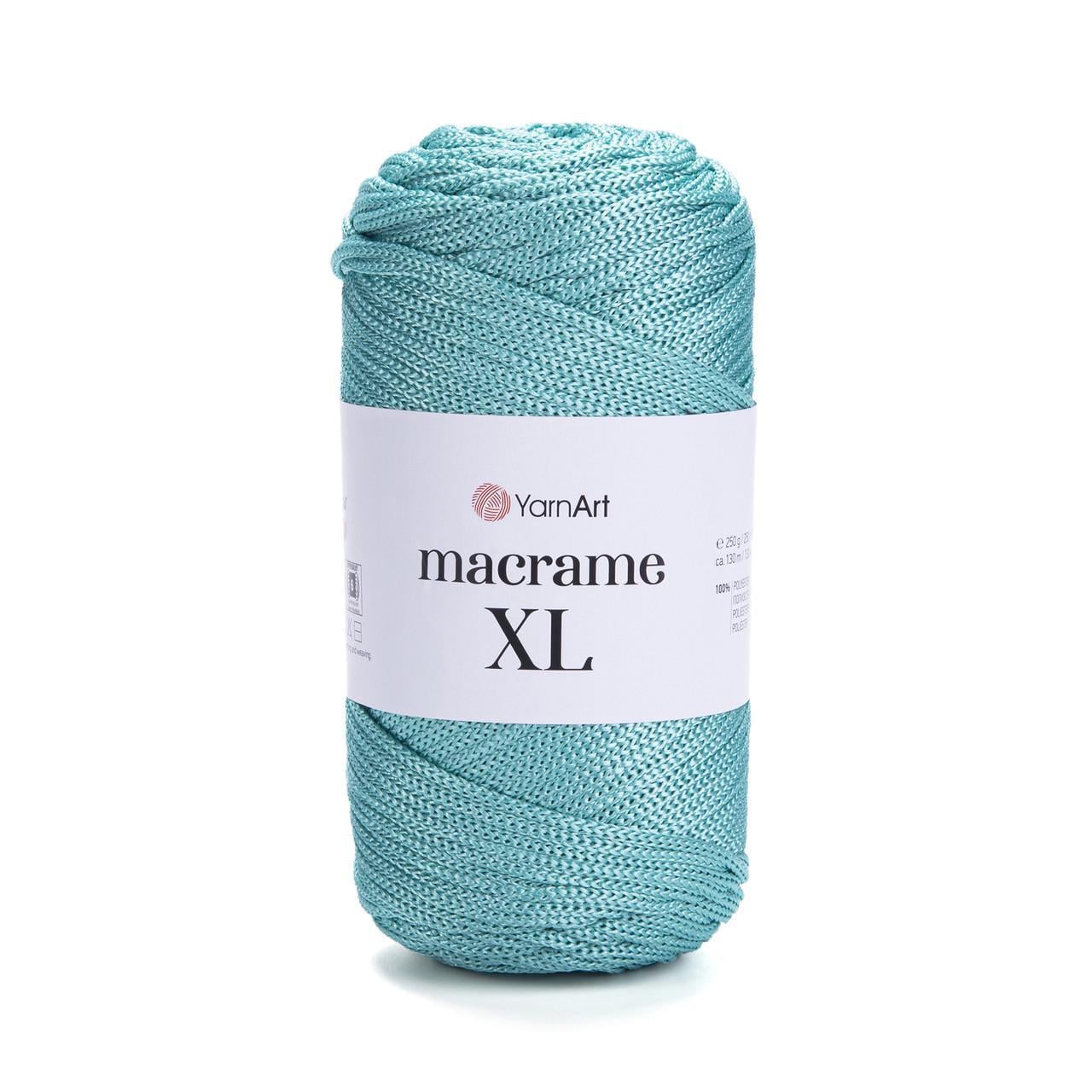 Шнур YarnArt Macrame XL полиэфирный 3 мм 250 г Бирюза №172 (2354670576)