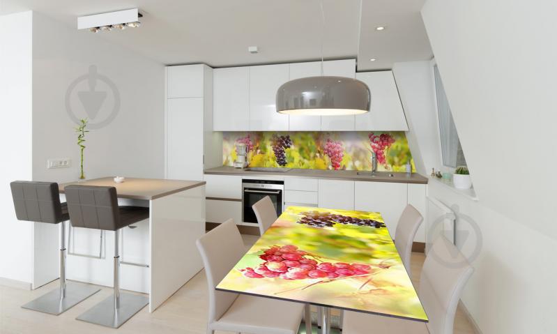 Наклейка виниловая на стол Zatarga «Грозди Винограда и солнце» 650х1200 мм Z180398/1st Наклейка виниловая на стол Zatarga «Грозди Винограда и солнце» 650х1200 мм Z180398/1st