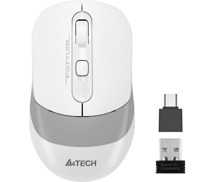 Комп'ютерна мишка A4Tech Fstyler FG10CS Air Grayish White USB (143278)
