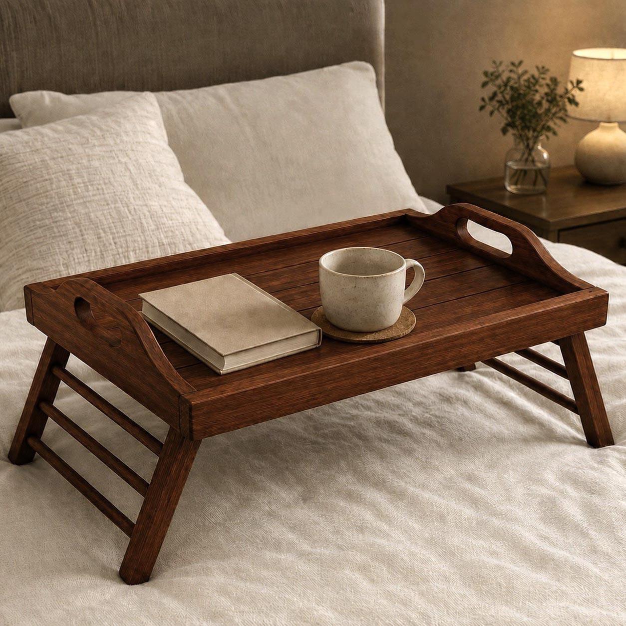 Столик-поднос из дерева Мерсер Латте (СТБ-014616)
