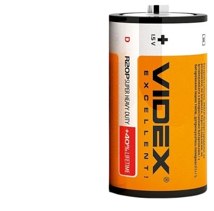 Батарейка алкалінова Videx D R20 1,5V (29770237)