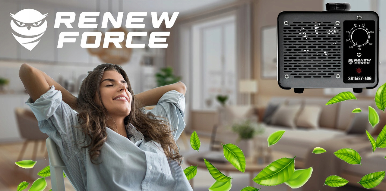 Озонатор воздуха RENEW FORCE 60 000 Мг/ч с таймером (SB1168Y-60G12) - фото 10