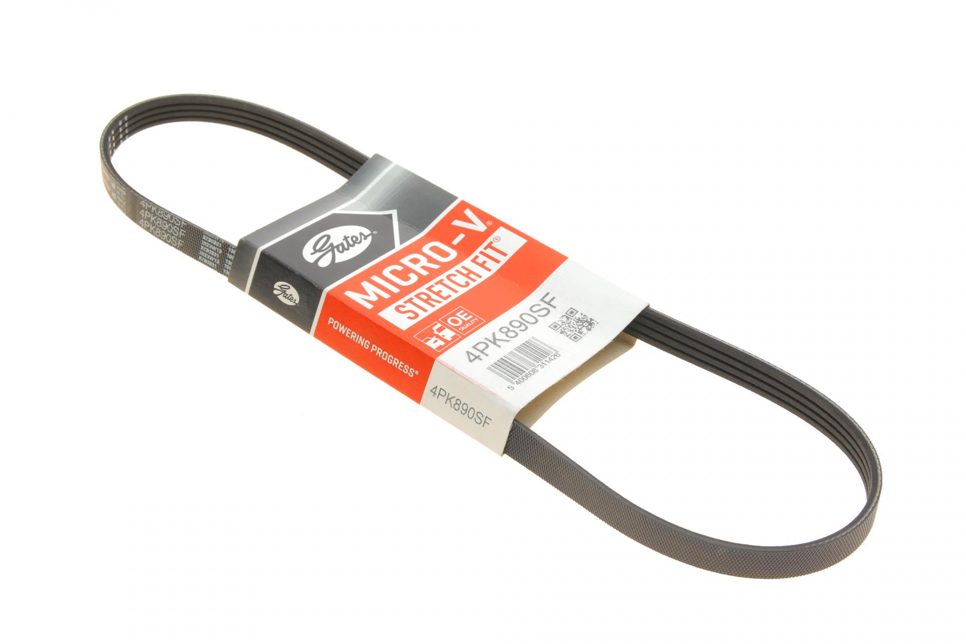 Ремень генератора GATES Ford Focus III/IV 2.0 ST/2.3 RS 12- 4PK890 (4PK890SF)