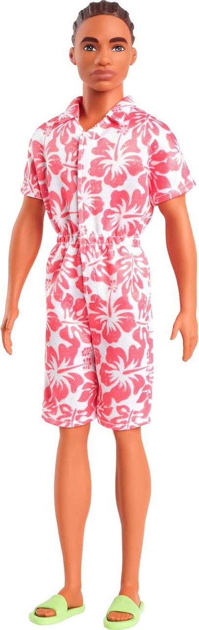 Кукла Кен Барби Модник Barbie Ken Fashionistas 235 в коралловом комбинезоне (HYT99)