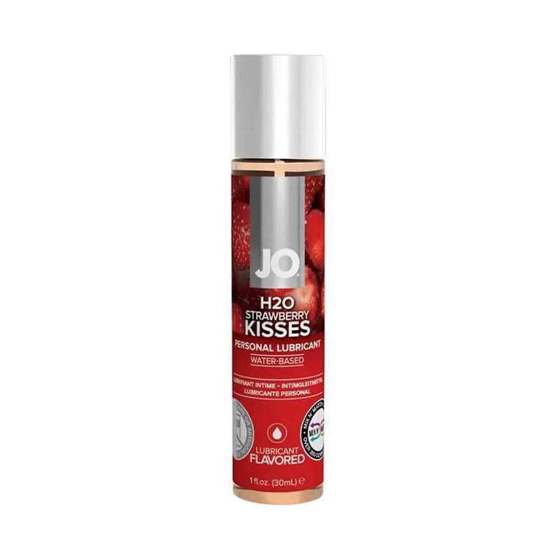 Лубрикант оральний JO H2O Strawberry Kiss полуниця 30 мл (9704) Лубрикант оральний JO H2O Strawberry Kiss полуниця 30 мл (9704)