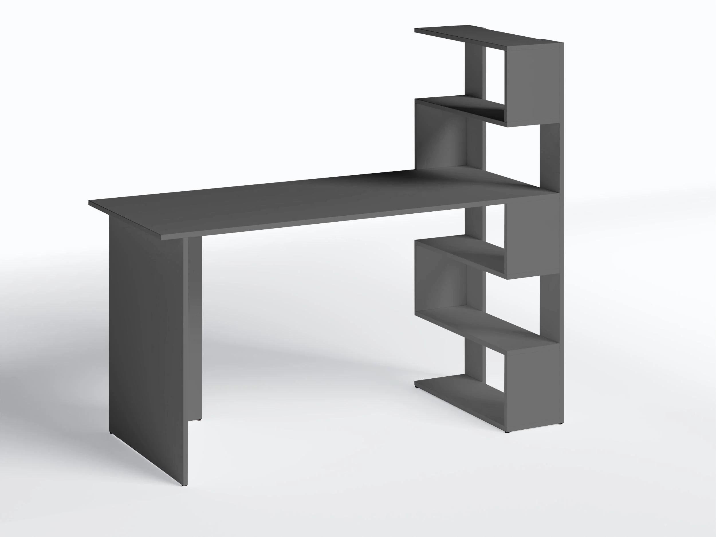 Письмовий стіл FST-15 1416х584х1226 мм Антрацит - фото 2