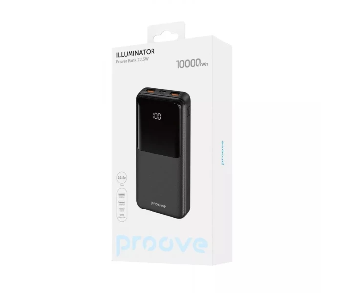 Портативная батарея Proove Illuminator 22.5W 10000mAh