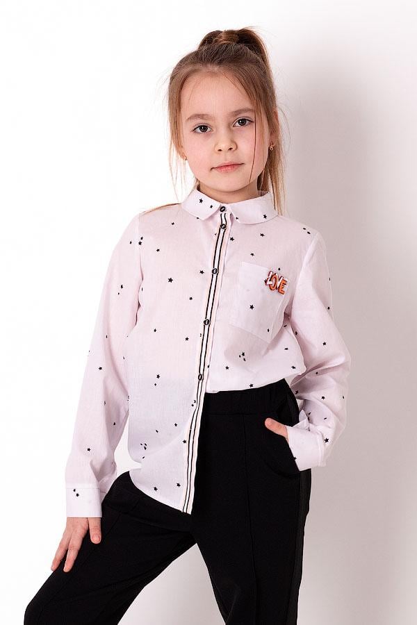 Рубашка школьная Mevis 3720-04 116 см Розовый (156520)