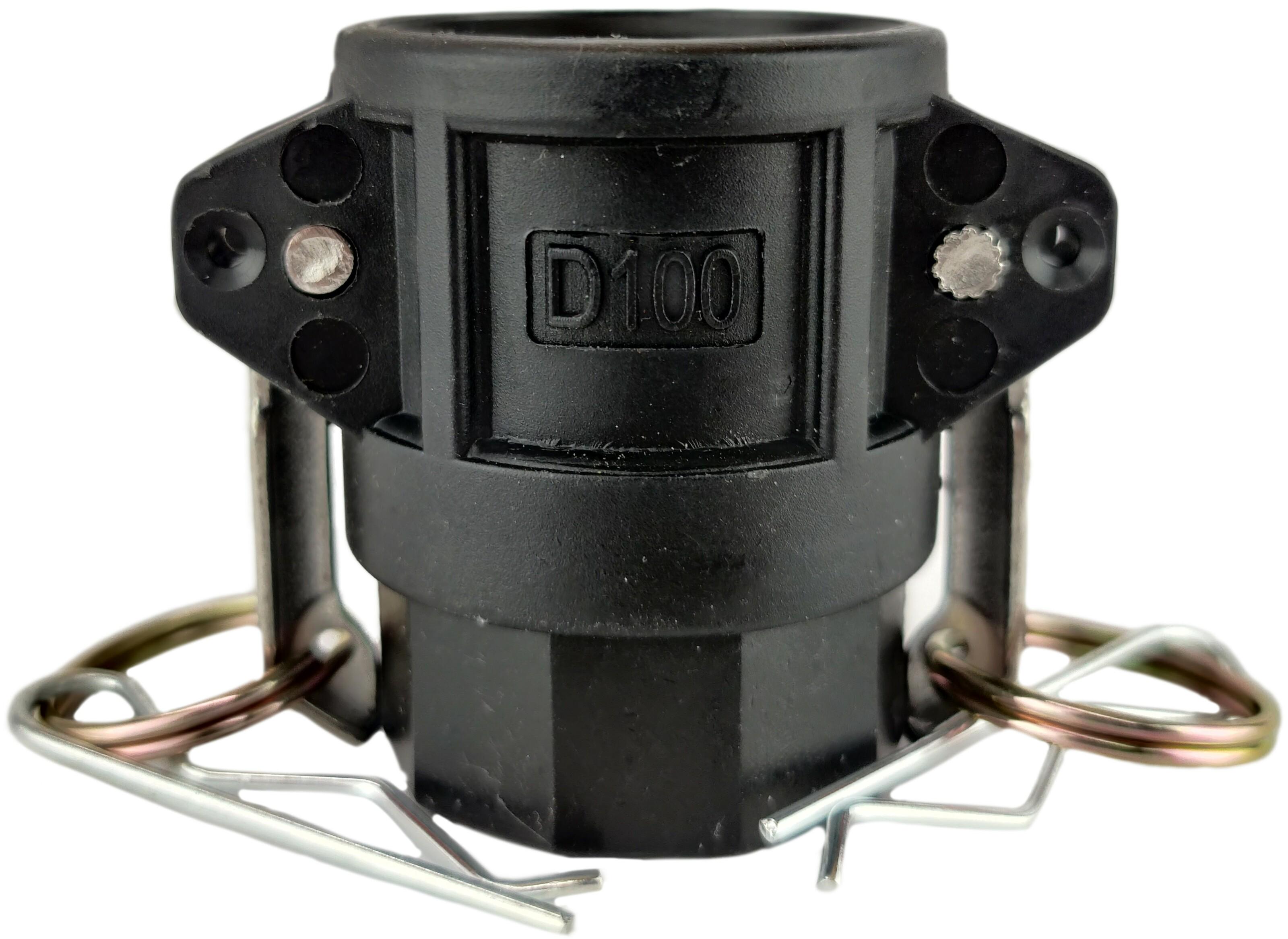 Муфта camlock тип D с внутренней резьбой BSPP ШРЗ полипропилен D-100 1" (50233016)