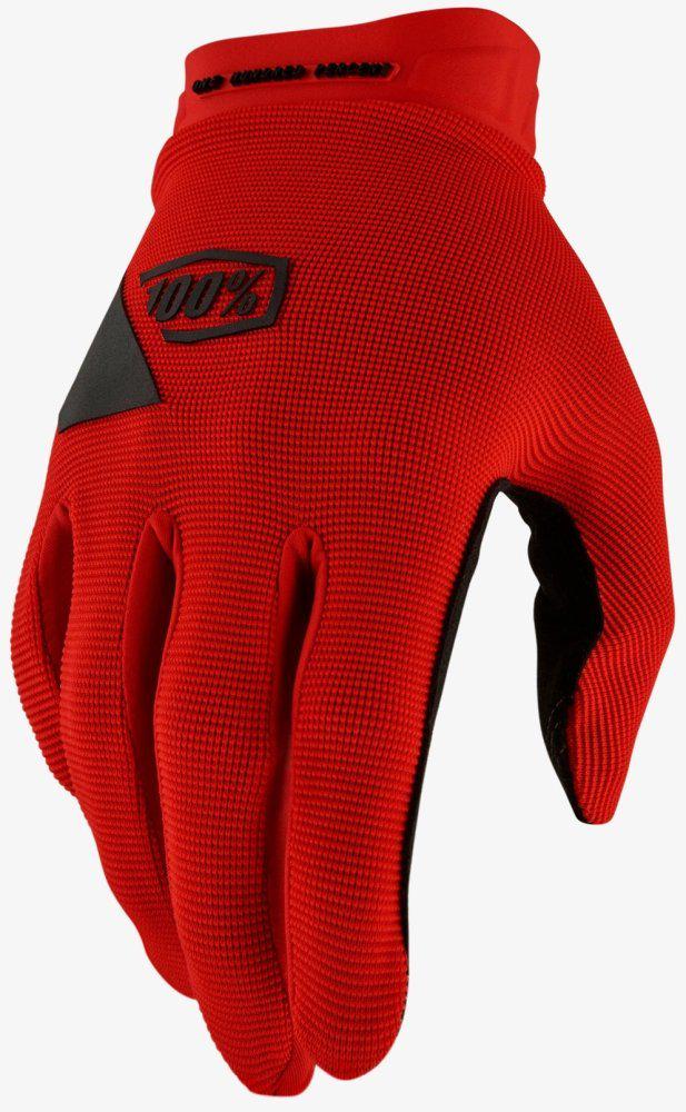 Велоперчатки Ride 100% RIDECAMP GEL Glove M Red (39508)