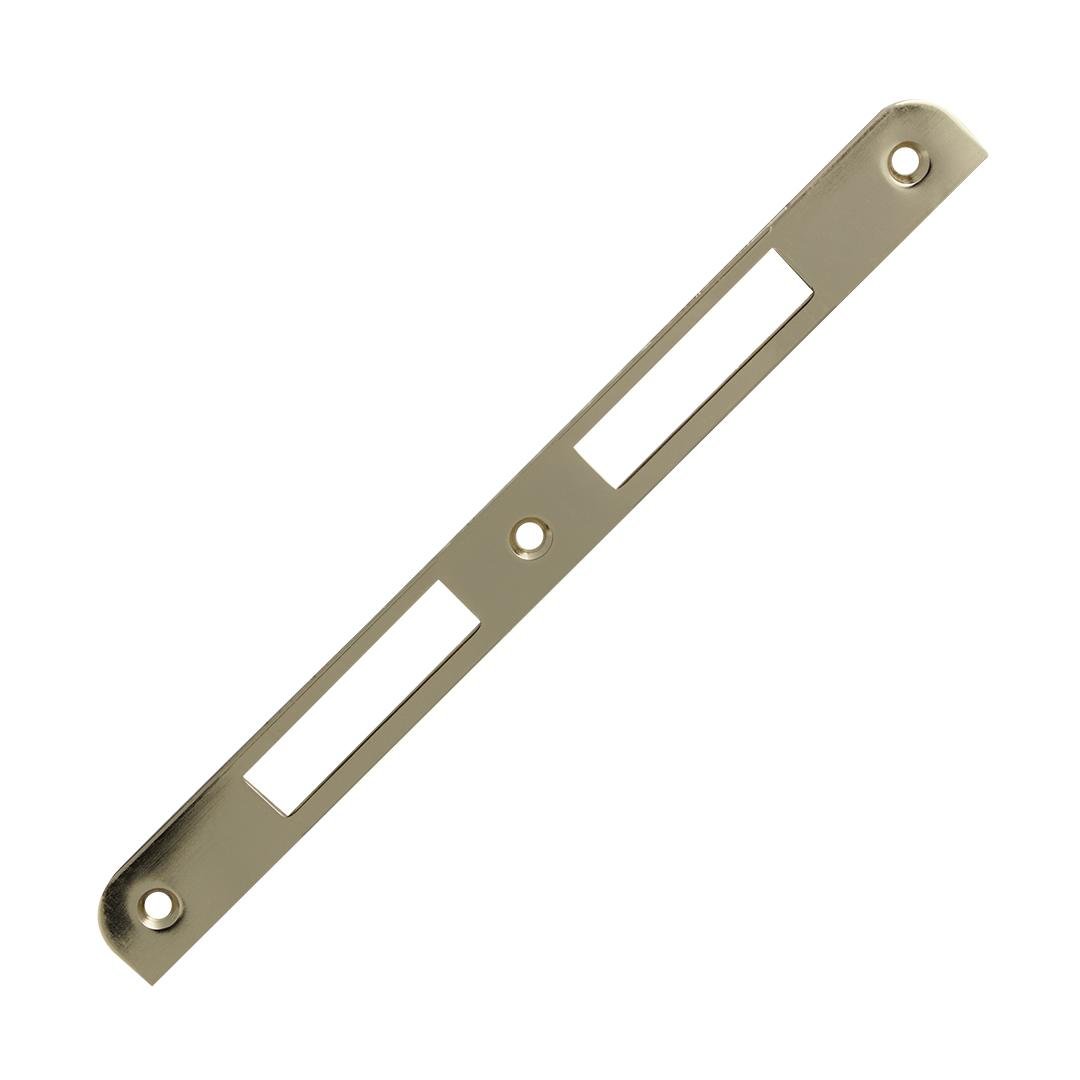 Ответная планка для замка AGB Sicurezza усиленная ровная Латунь (B00590.09.03)