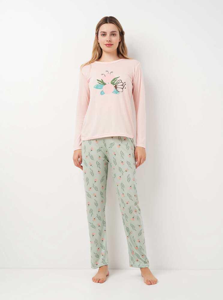 Пижама Lindros 10621x39 женская L Светло-розовый