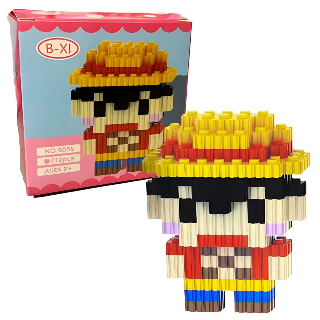 Конструктор Magic Blocks Ван Пис Луффи 712 дет. (6055)