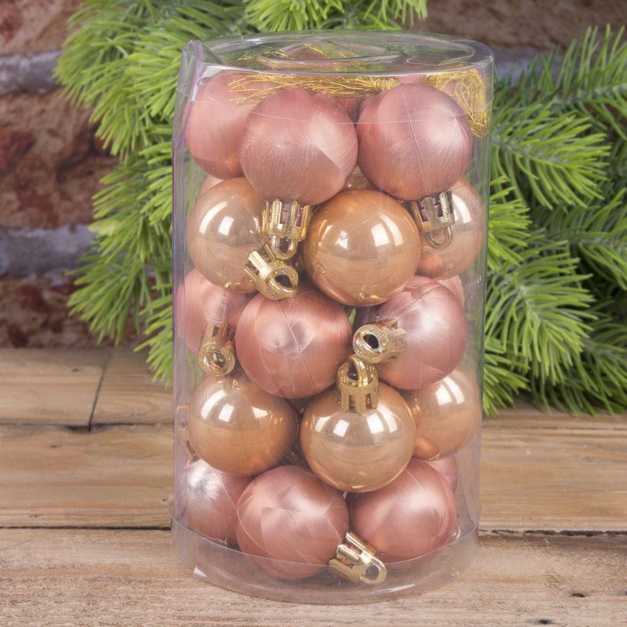 Шары елочные Перламутр 3 см 25 шт. (4293-9)