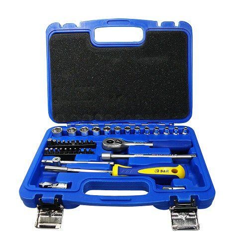 Набор торцевых головок S&R 1/4 39 предметов (460322039)