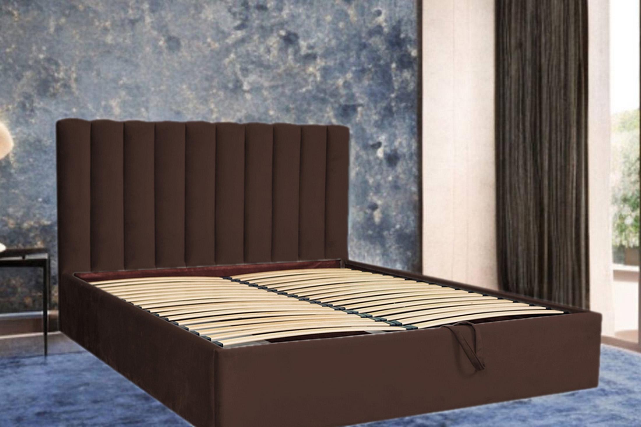 Ліжко RidneTut Taylor з підйомним механізмом Lili 18 160х200 см Какао (334100111-18160) - фото 4