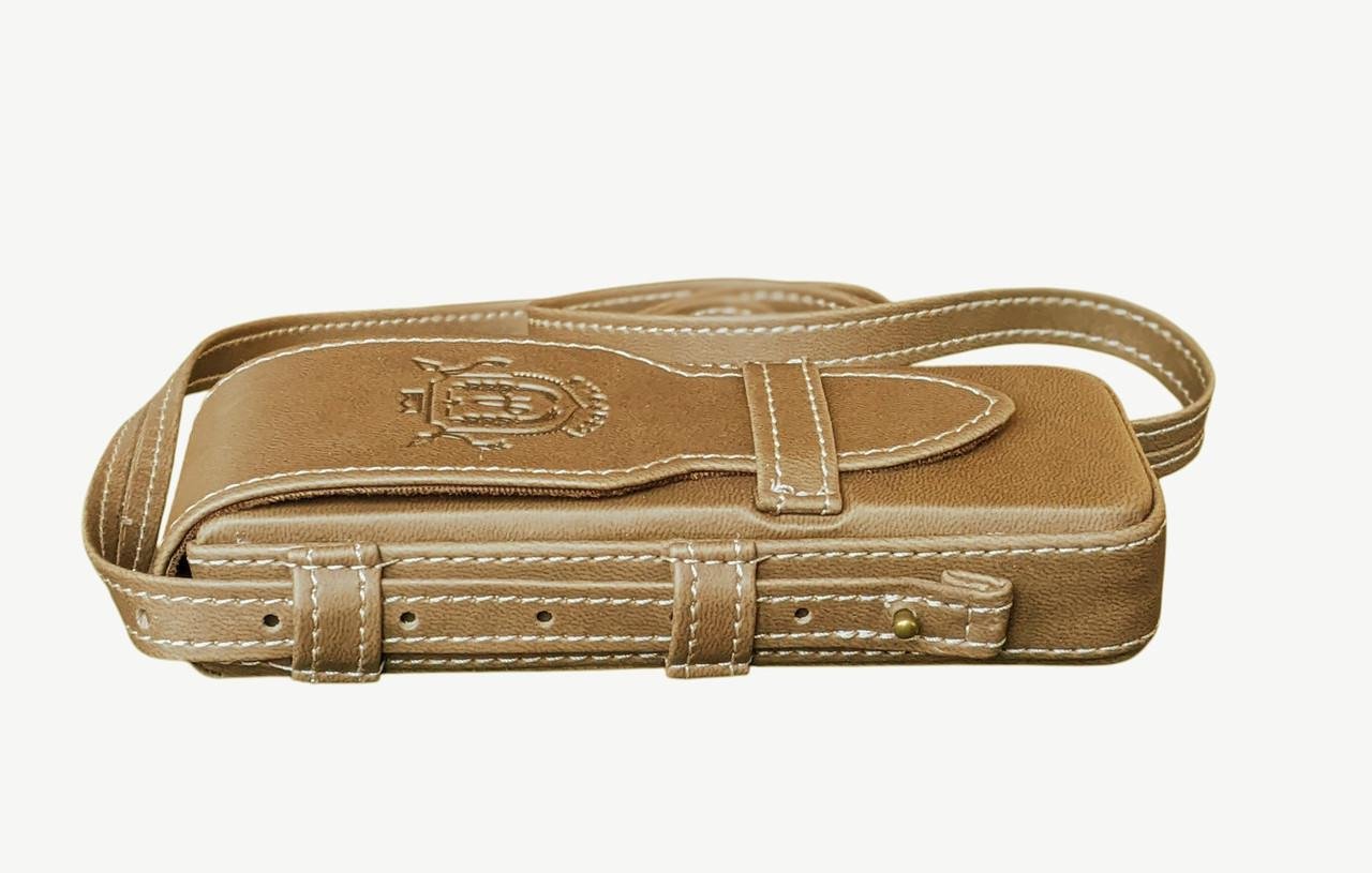 Футляр для очков с ремешком Светло-коричневый (2797254684) - фото 2