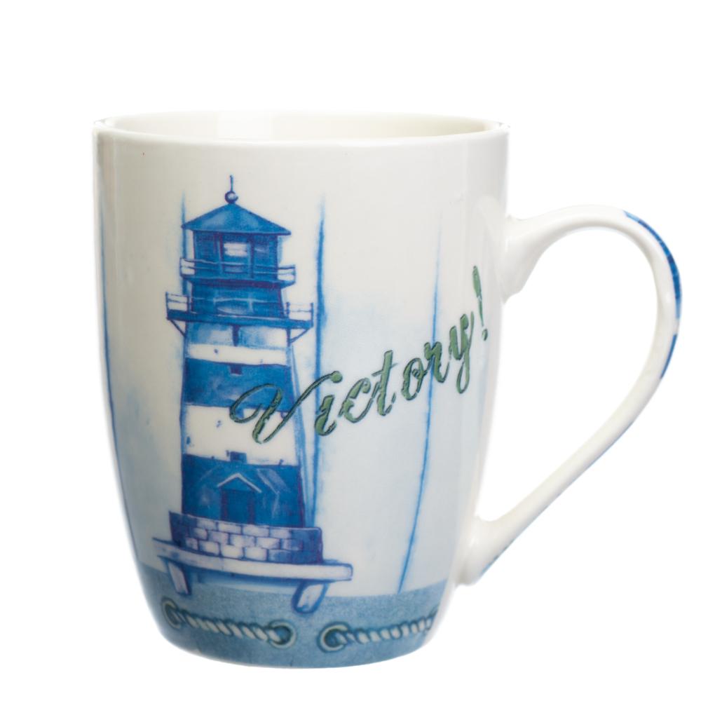 Кружка керамическая Elisey Victory 350 мл Маяк 12 шт. (8803-013)