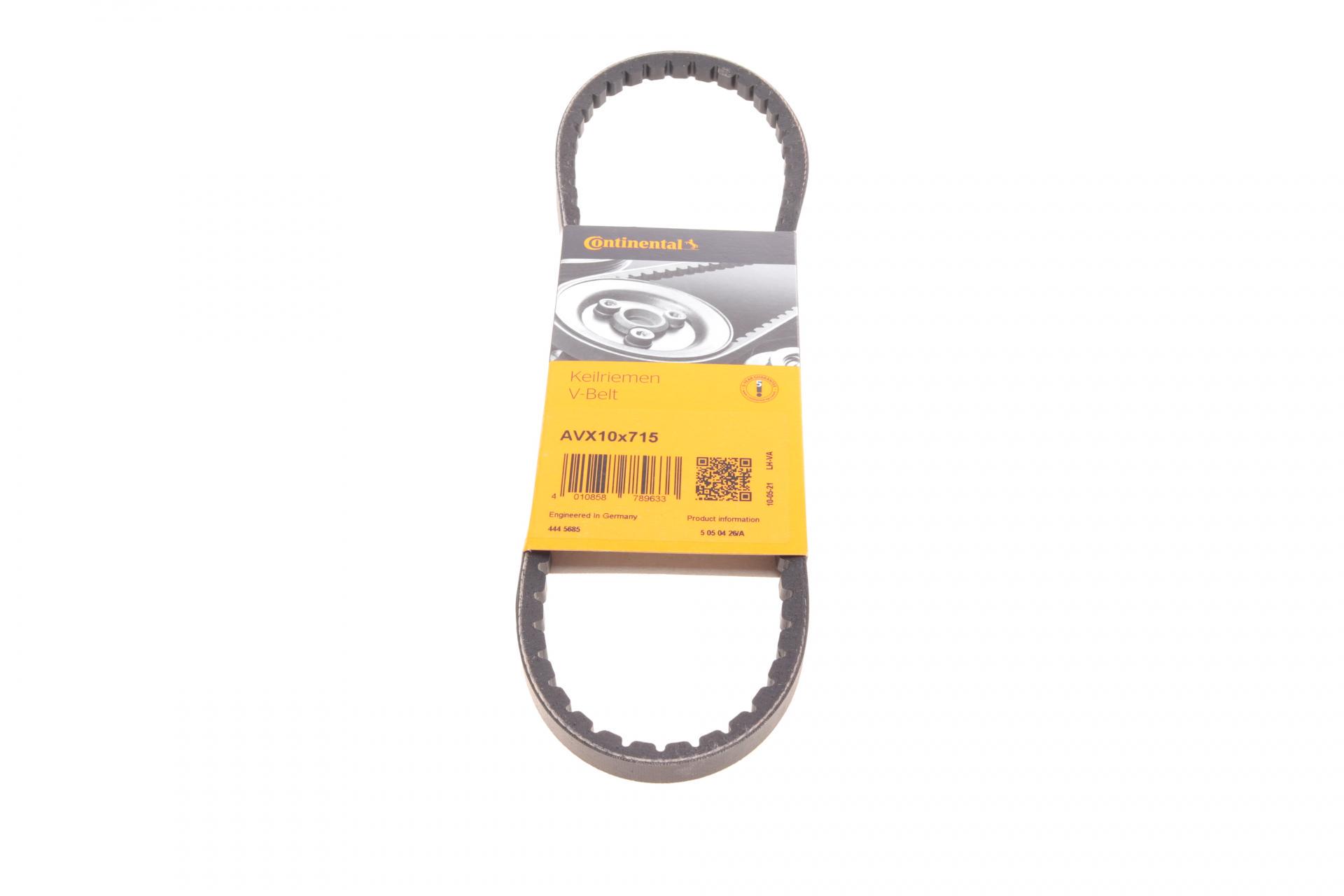 Ремень генератора Continental для Fiat Ducato/Citroen Jumper 1.9D/2.0 94-01 (AVX10X715)