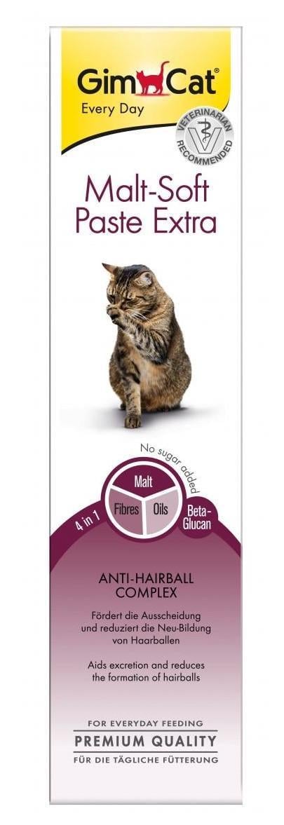 Ласощі для кішок GimCat Every Day Malt-Soft Paste Extra паста для виведення вовни зі шлунка 200 г (1789925336)