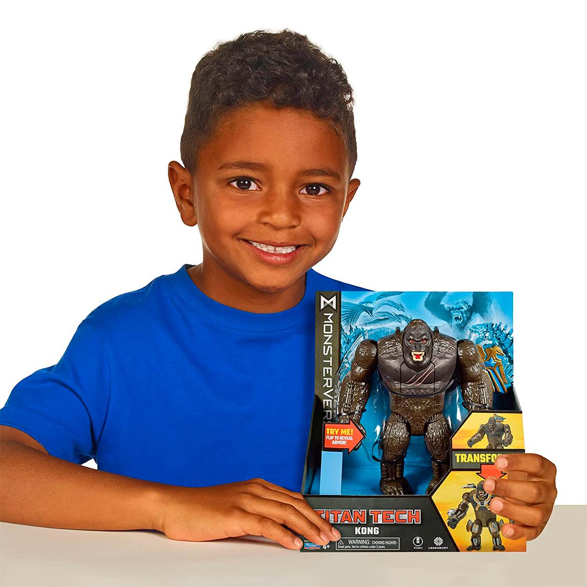 Фігурка Godzilla vs. Kong Titan Tech Конг 20 см (2502673873) - фото 6 Фігурка Godzilla vs. Kong Titan Tech Конг 20 см (2502673873) - фото 6