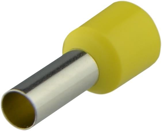 Наконечник изолированный АСКО-Укрем НТ 10,0-12 10 мм2 гильза 12 мм 1 шт. Желтый (A0060010145)