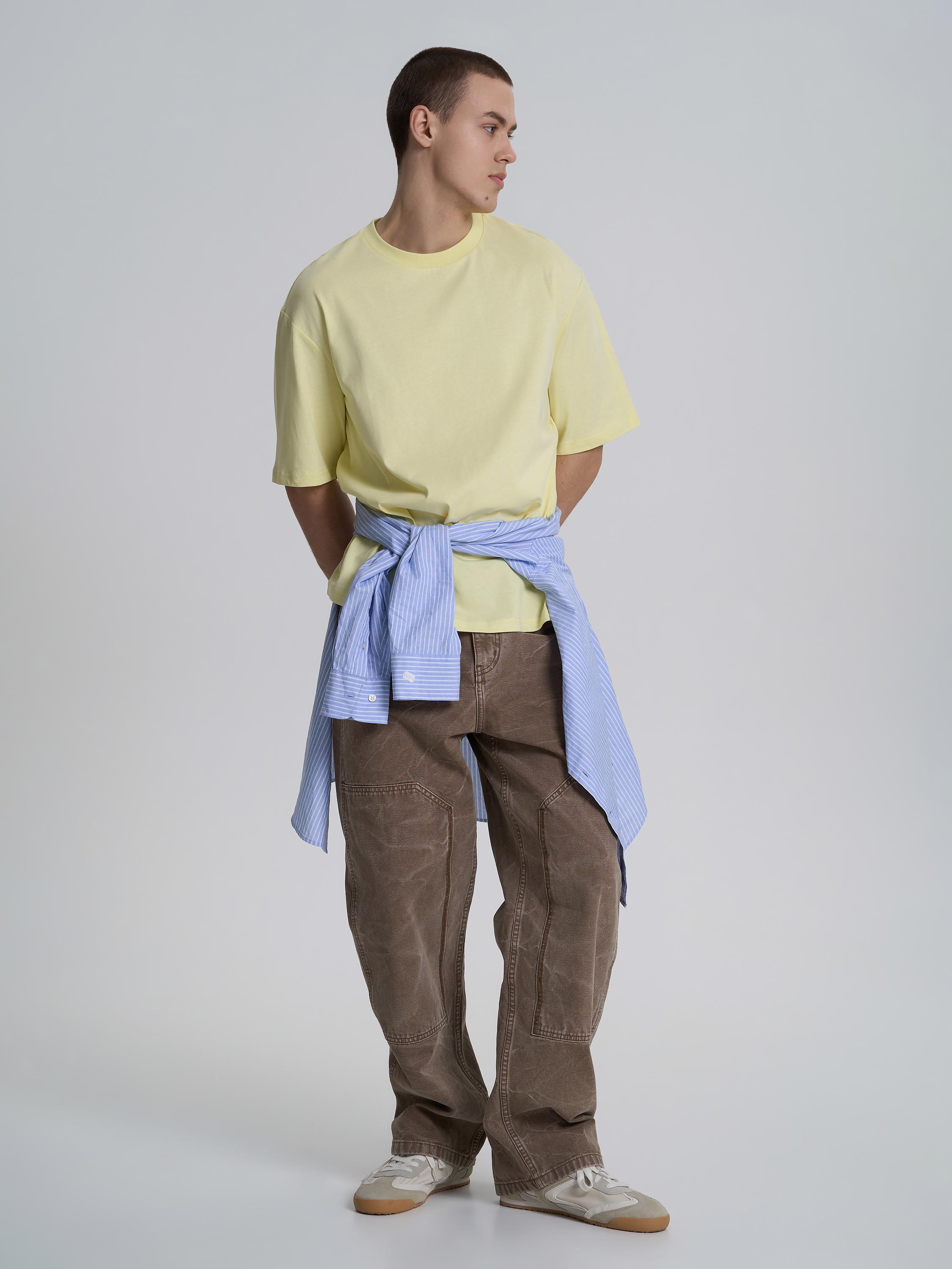 Футболка мужская ROZA 230926 L Нежно-желтый (4824005722233) - фото 2 Футболка мужская ROZA 230926 L Нежно-желтый (4824005722233) - фото 2