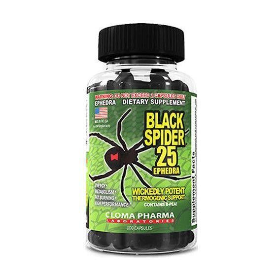 Комплексний жироспалювач Cloma Pharma Black Spider 25 100 Caps