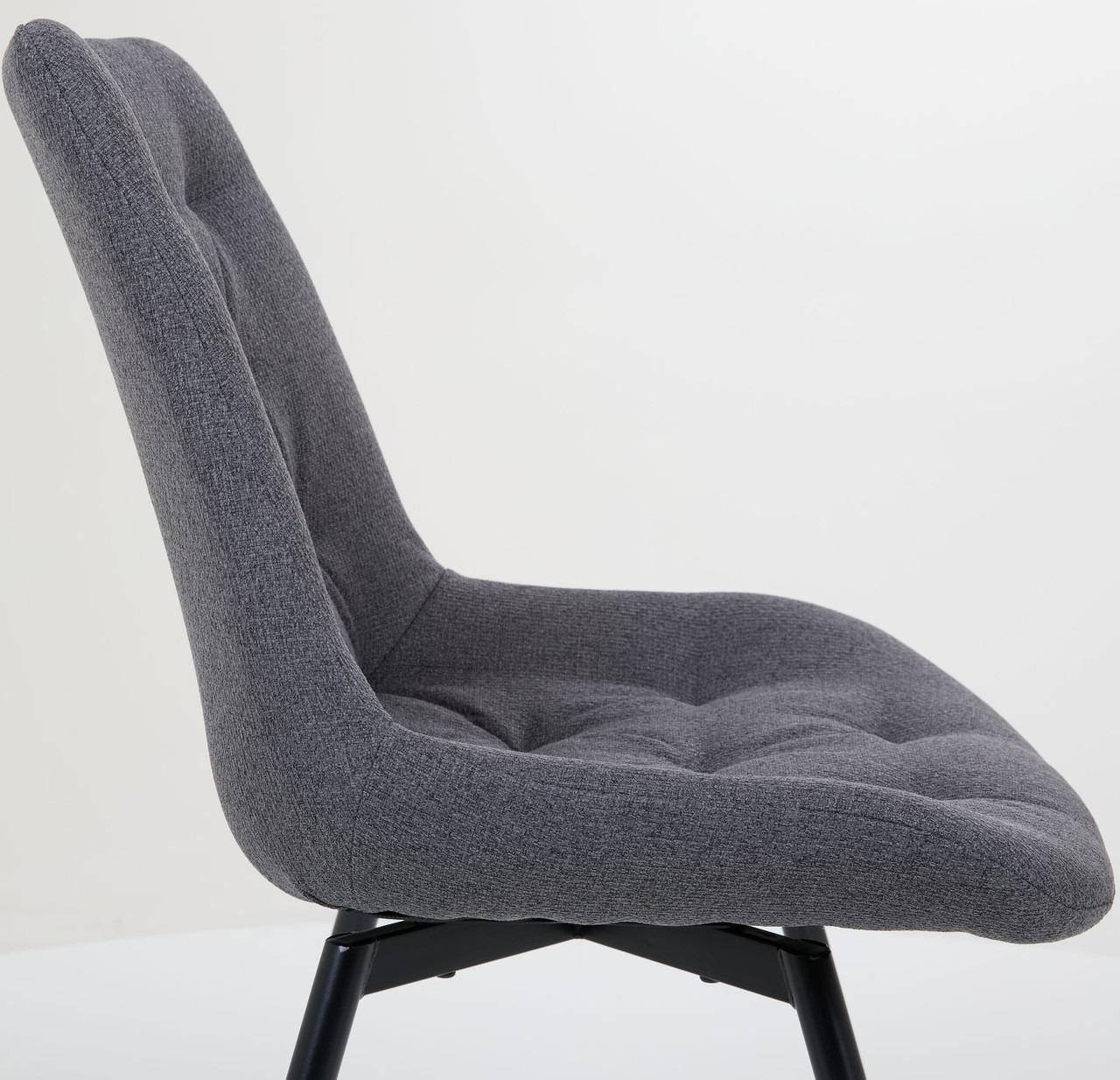 Стілець поворотний механізм на 180 градусів AMF Liara Темно-сірий - фото 6 Стілець поворотний механізм на 180 градусів AMF Liara Темно-сірий - фото 6