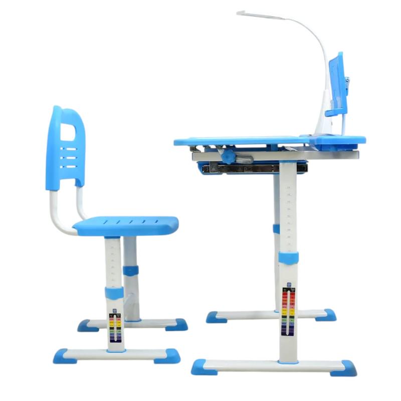 Детская парта Bambi и стул с регулировкой высоты Синий (M 4428-4) - фото 4 Детская парта Bambi и стул с регулировкой высоты Синий (M 4428-4) - фото 4