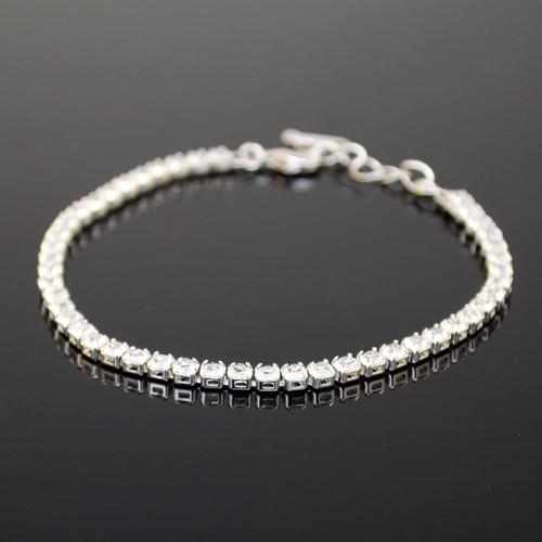 Браслет с кристаллами Сваровски 830374c Italina Белый