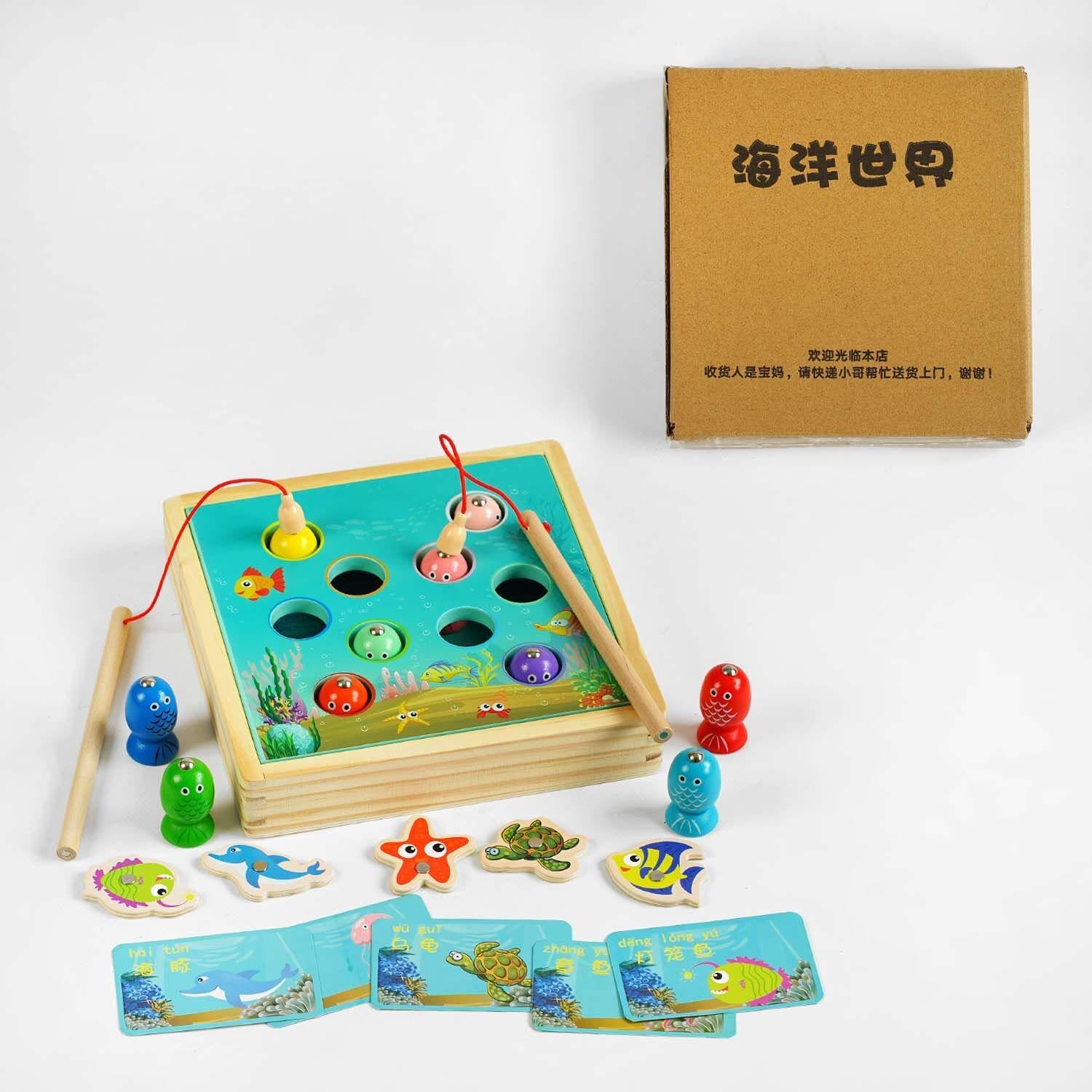 Игрушка для малышей C-61747/36 Рыбалка магнитная в коробке (23451365)