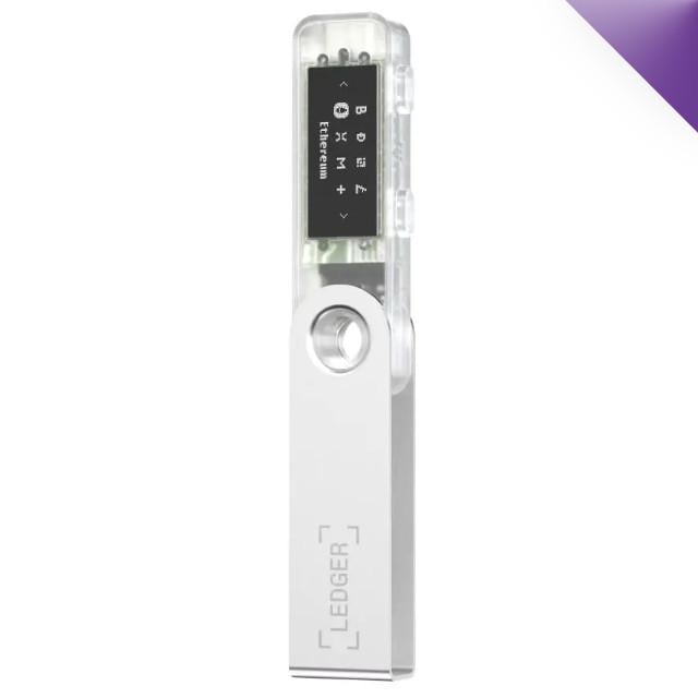 Кошелек для криптовалюты Ledger Nano S Plus Ice Прозрачный (0074) - фото 2 Кошелек для криптовалюты Ledger Nano S Plus Ice Прозрачный (0074) - фото 2