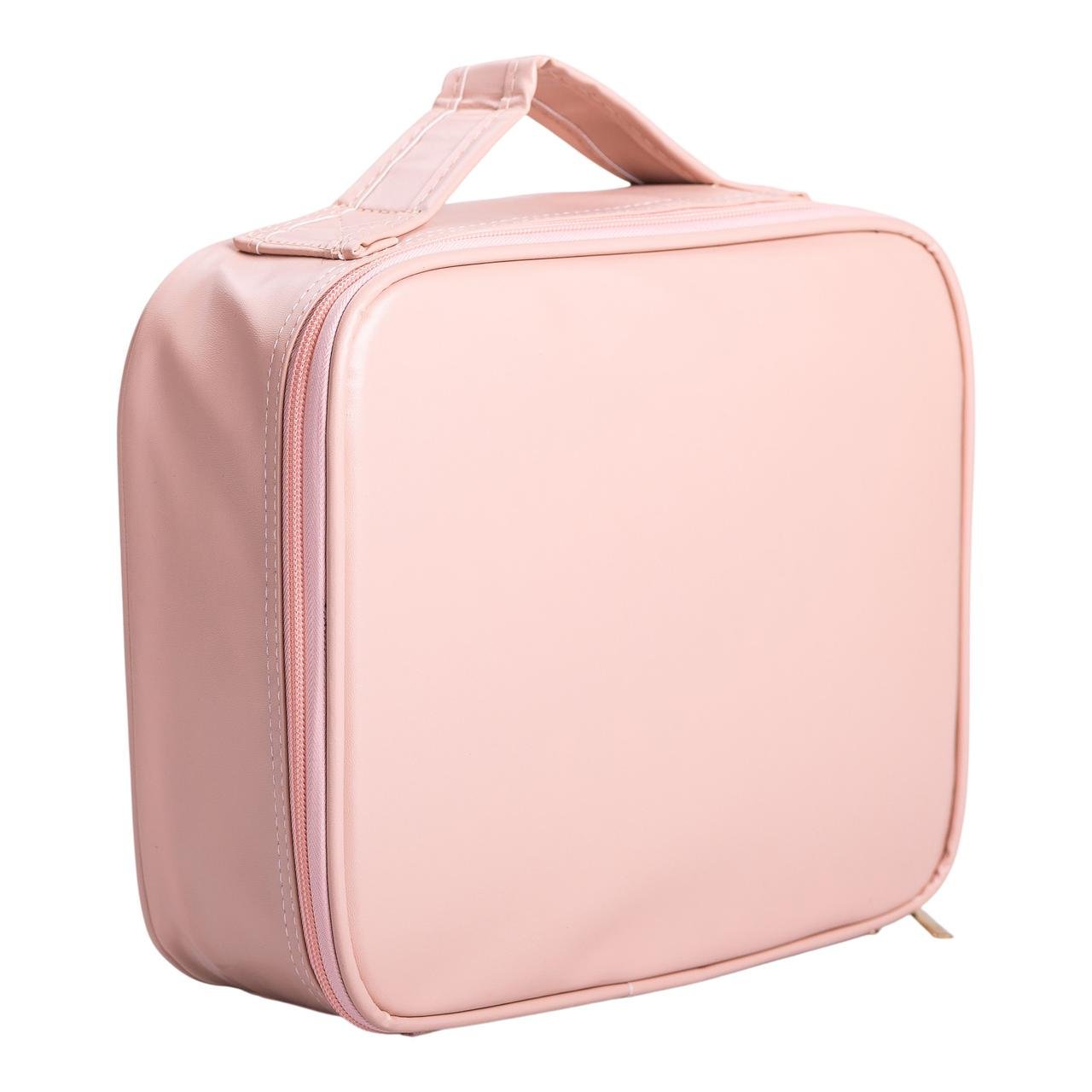 Органайзер из эко кожи с зеркалом и подсветкой 26x22x9 см (6616)