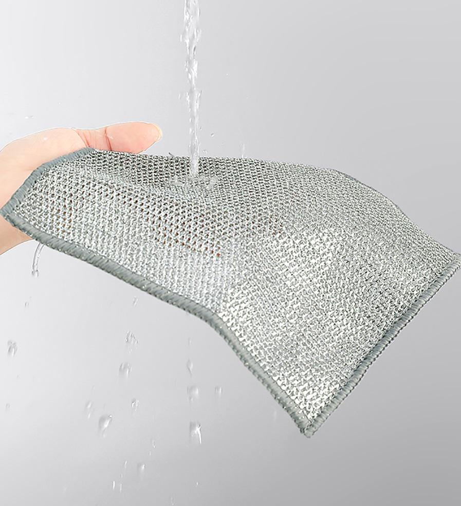 Салфетка многоразовая металлическая для кухни 20х20 см - фото 4 Салфетка многоразовая металлическая для кухни 20х20 см - фото 4