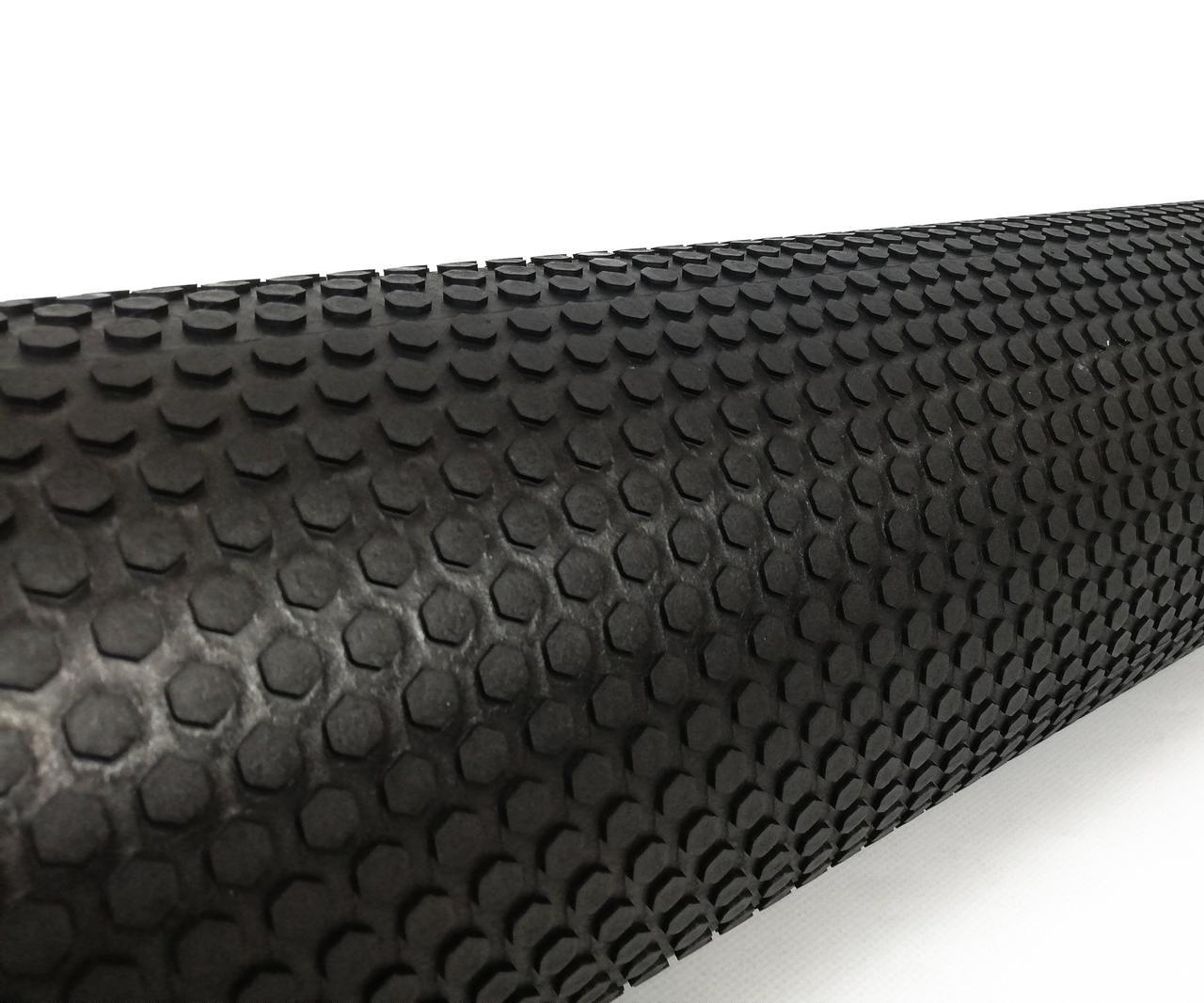 Ролик масажний EasyFit Foam Roller 90 см Чорний - фото 3