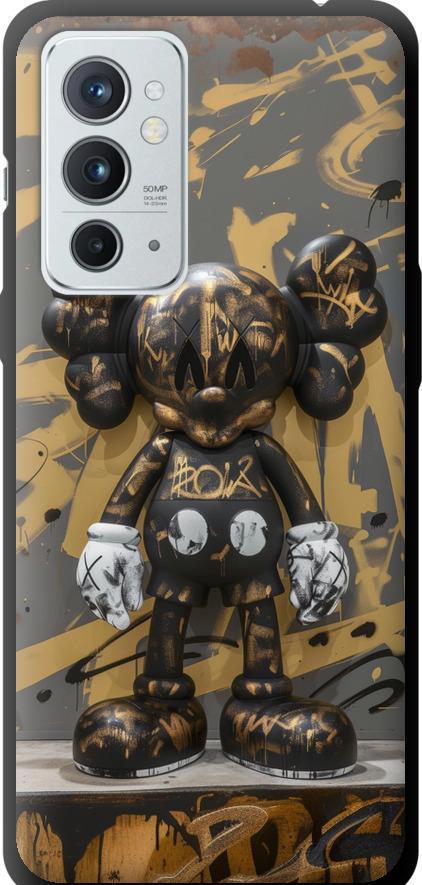 Чехол на OnePlus 9RT Bronze kaws (6097b-2520-42517)