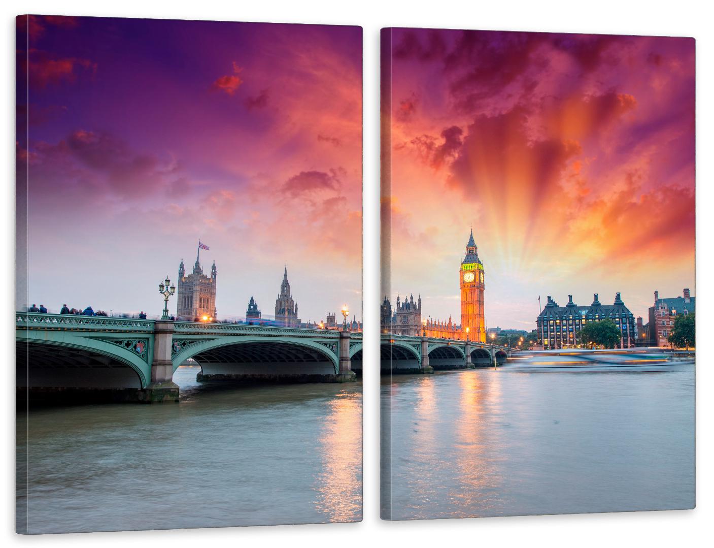 Картина модульная в гостиную/спальню Великобритания 70х102 см (TLV-2_101)