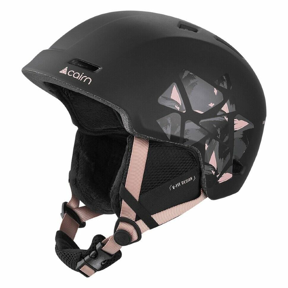 Шолом Cairn Meteor Powder Leaf р. 55-56 Pink/Black