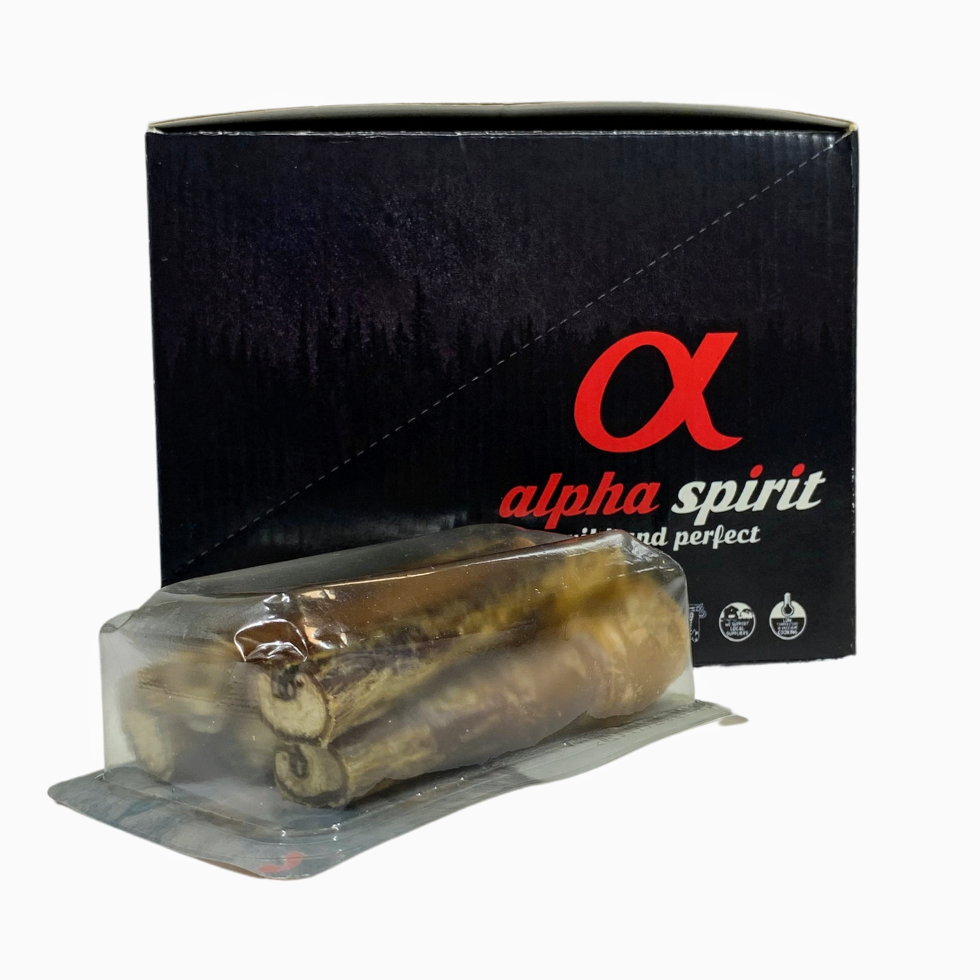Лакомство для собак Alpha Spirit Bully Stick Бычий корень L 8 шт. (ALPHD120500002)