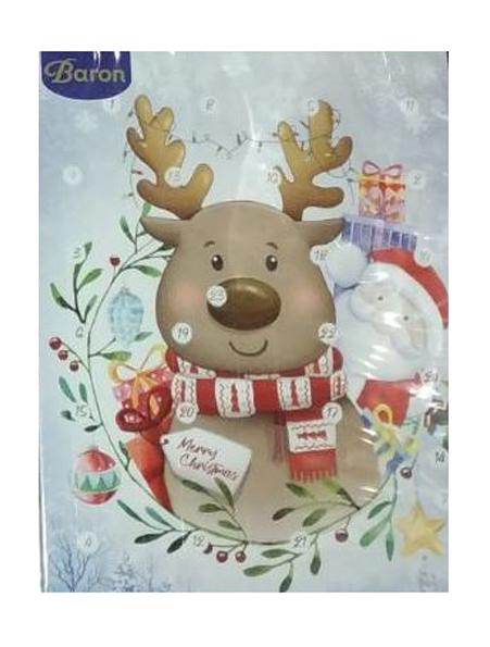 Новорічний адвент календар Baron шоколадний (АК-06)