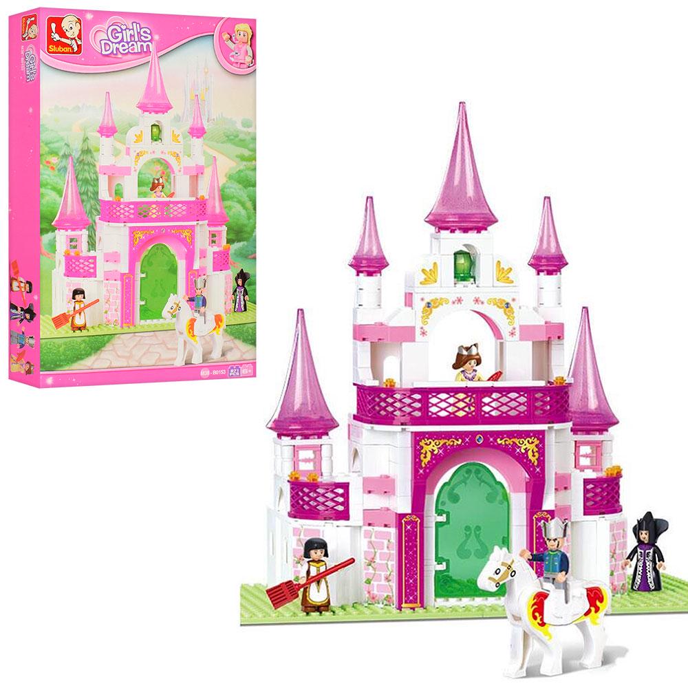 Конструктор дитячий Sluban Замок принцеси фігурки персонажів 271 деталь (M38-B0153)