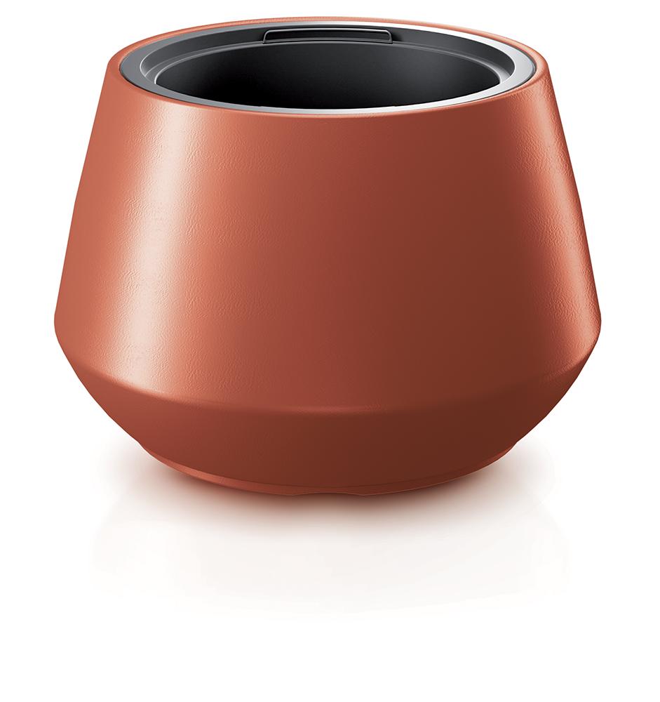 Горшок для цветов Prosperplast HEOS 44х30 см круглый с вкладышем Медный (89397-7598)