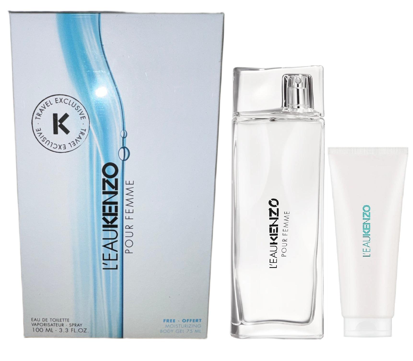 Подарочный набор для женщин Kenzo L'Eau туалетная вода 100 мл/лосьон для тела 75 мл (381201)