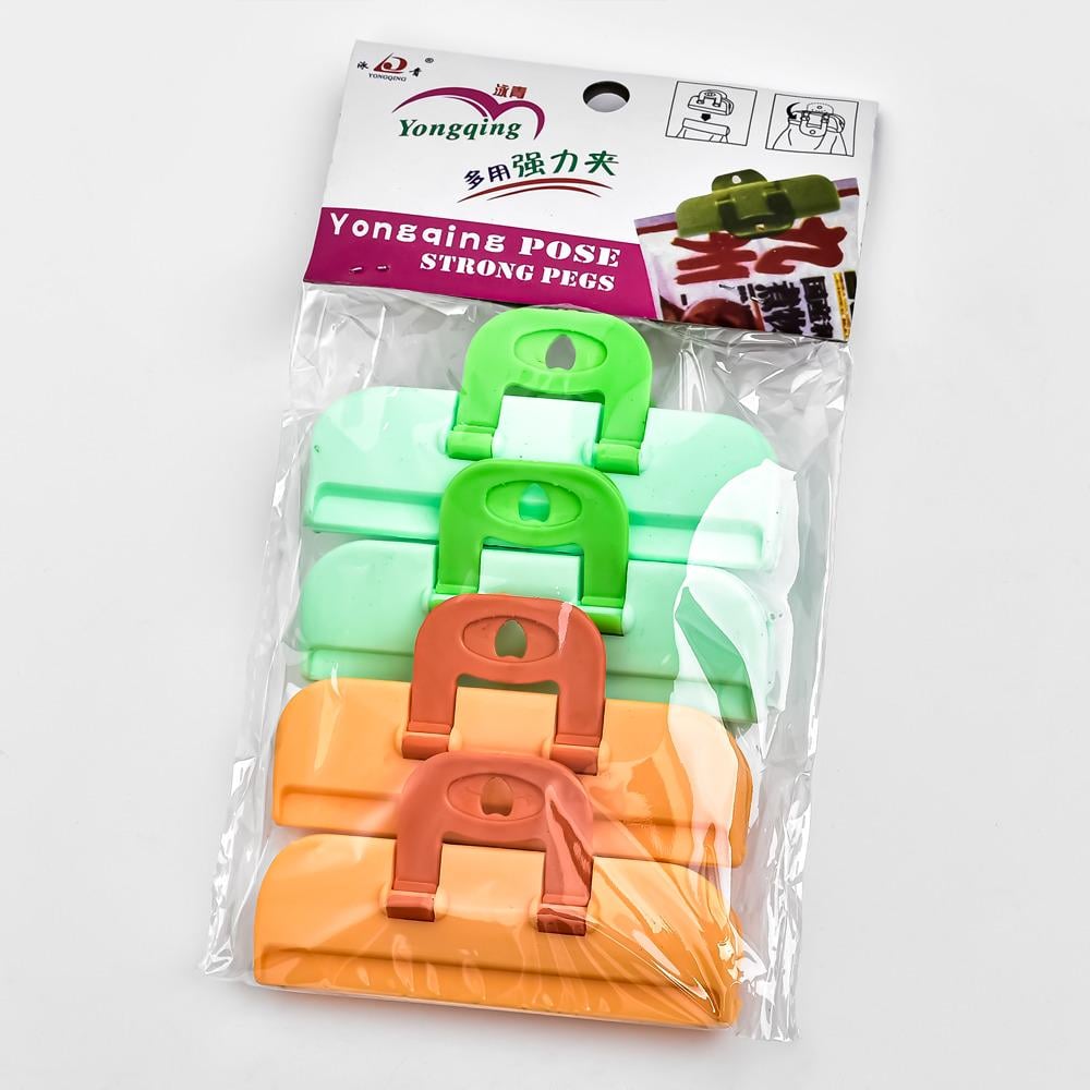 Зажим кухонный 4 шт. 10х5х3 см (R89639) Зажим кухонный 4 шт. 10х5х3 см (R89639)