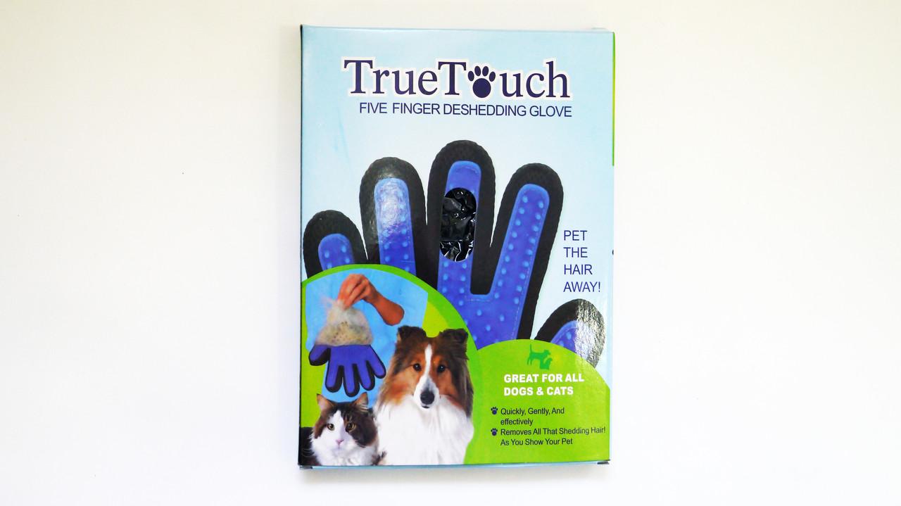 Перчатка для вычесывания шерсти True Touch (17234) - фото 4