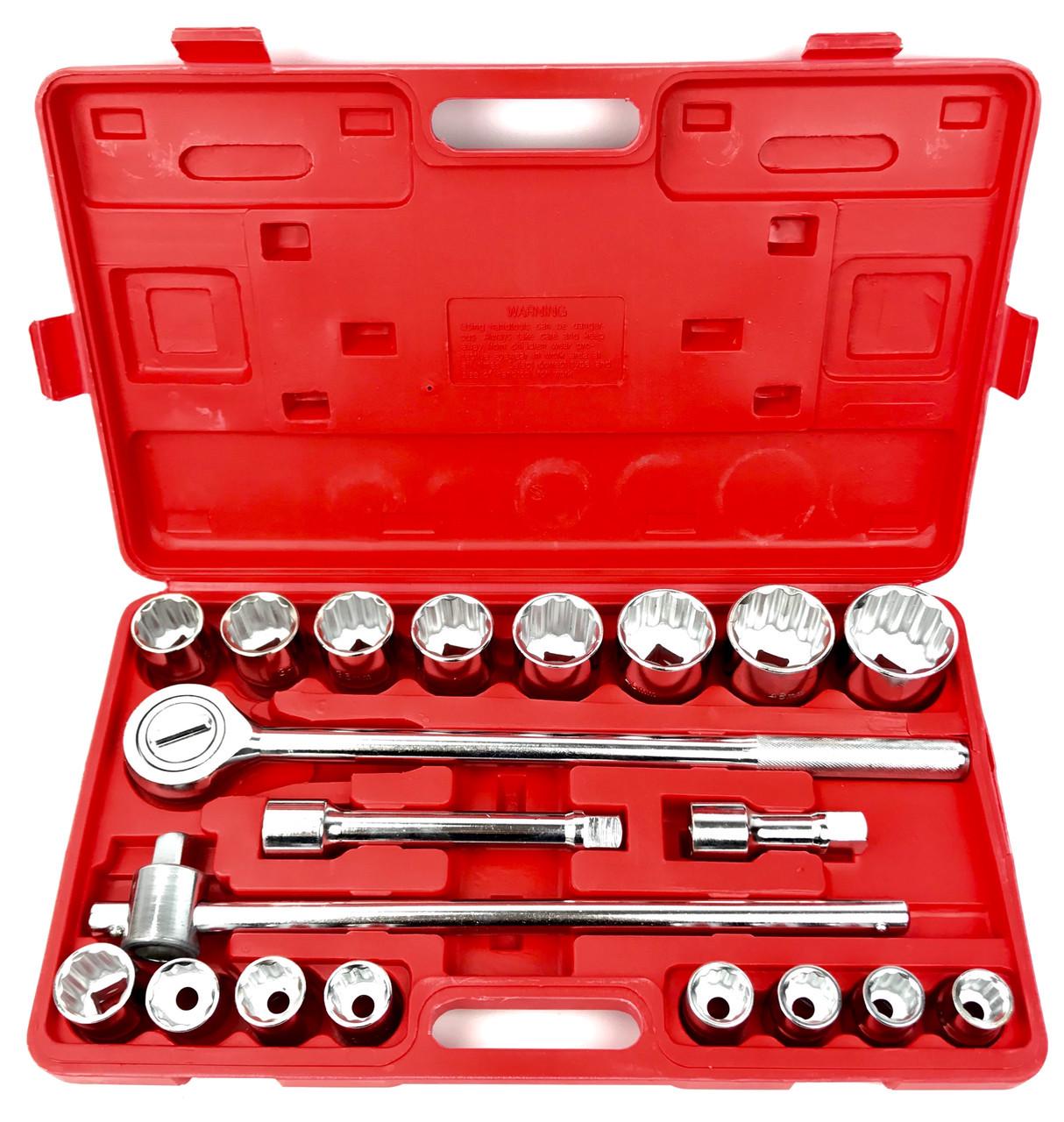 Набор головок и комплектующих LEX 21 предмет 3/4" 19-50 мм - фото 2