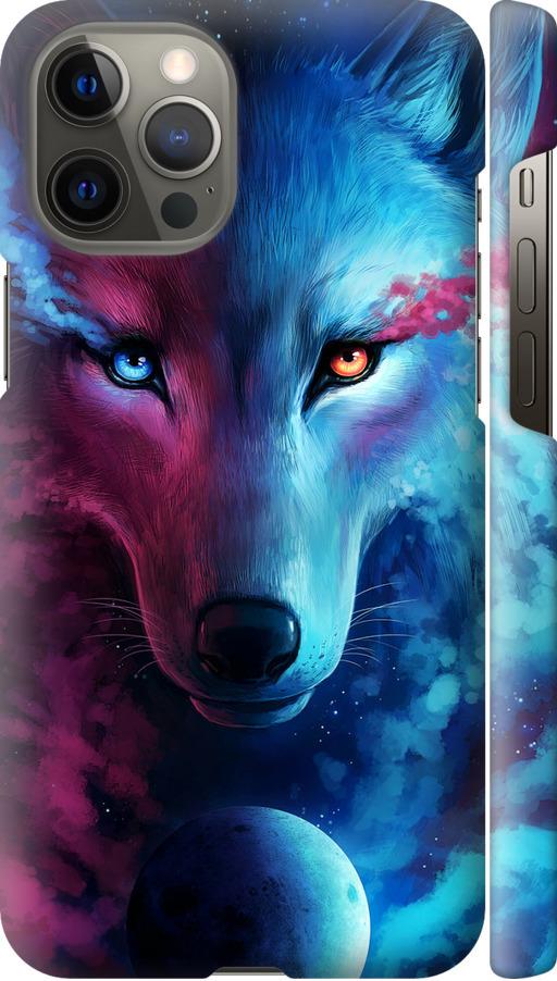 Чохол на iPhone 12 Pro Max Арт-вовк (3999c-2054-42517)