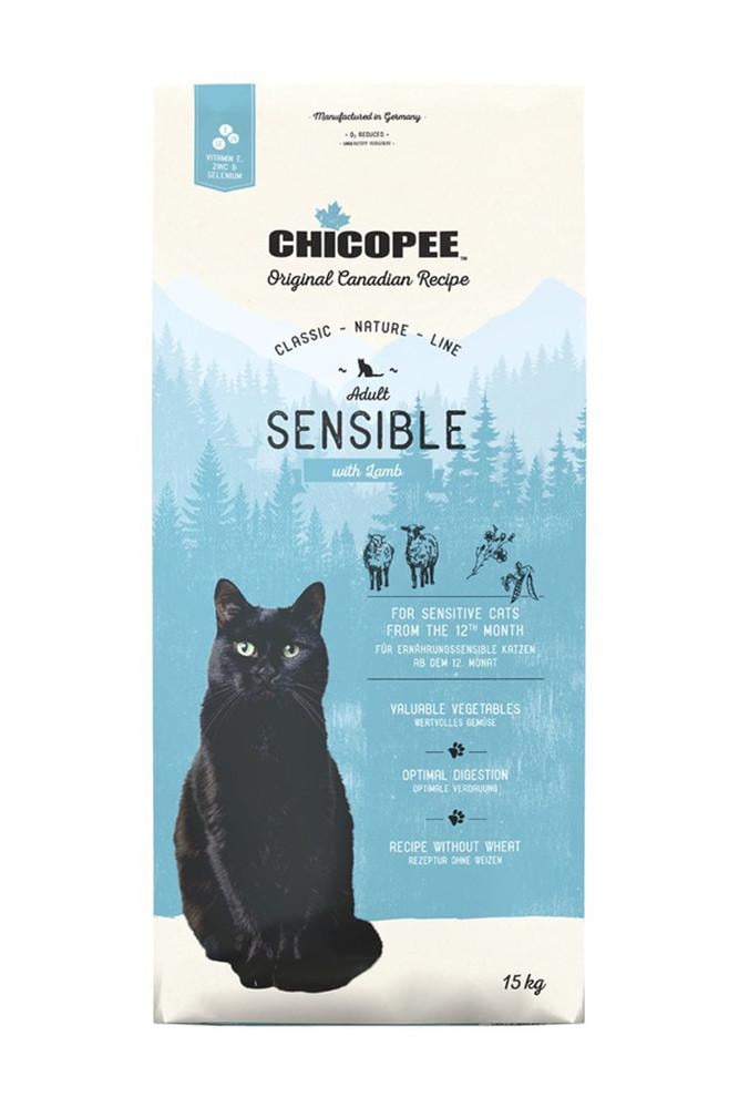 Корм сухий для котів Chicopee CNL Cat Sensible Lamb 15 кг (018043)