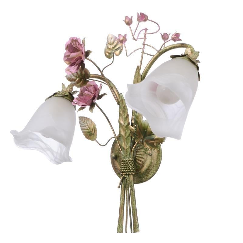 Бра настенное накладное BKL-503W/2 флористика направленного света (180803)